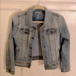 Super Cute Cat and Jack Denim Jacket